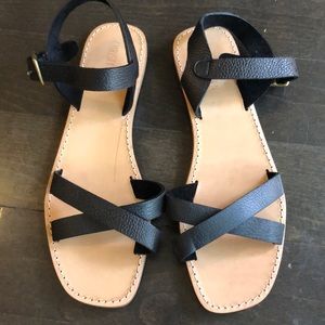 The Dawn Sandal - Black Size 7